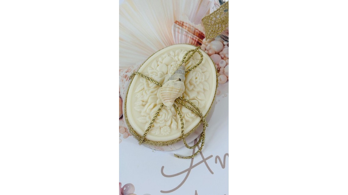 Trusou botez cu perle și scoici în nuanțe sand & peach – „Perle Marine” 1